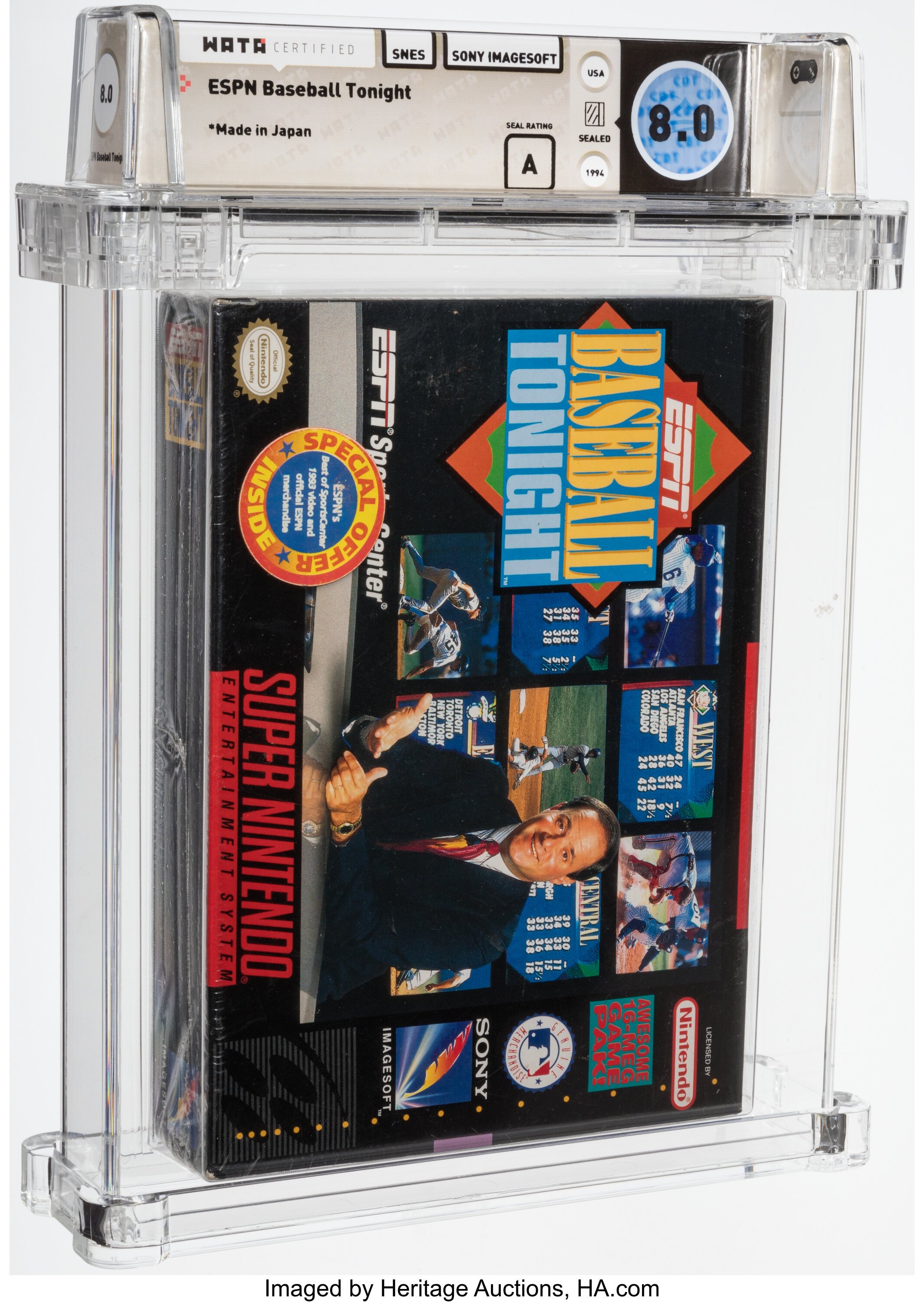 ESPN Baseball Tonight (SNES): PSA Pop Report & Prices