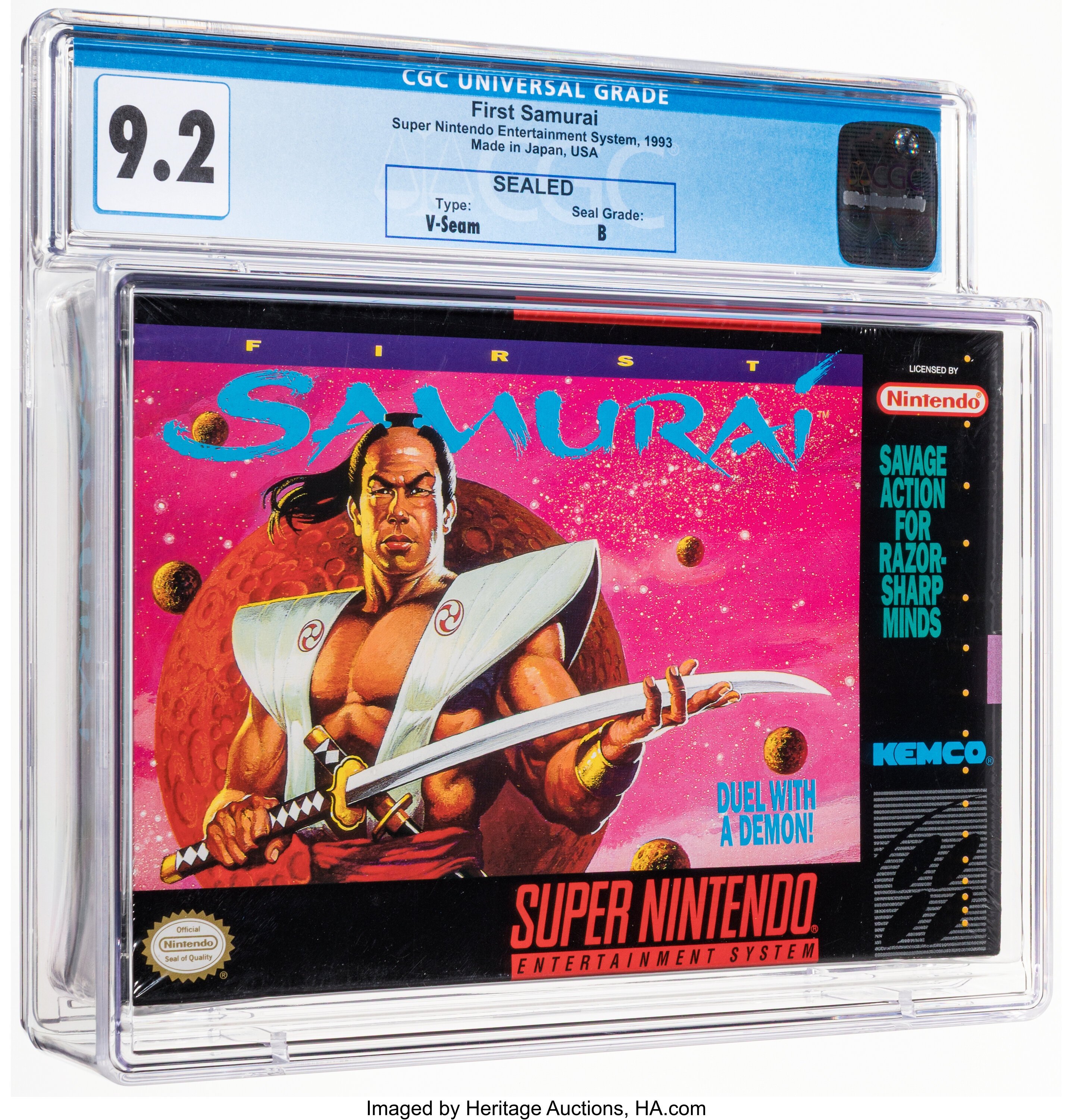 First Samurai (SNES): PSA Pop Report & Prices