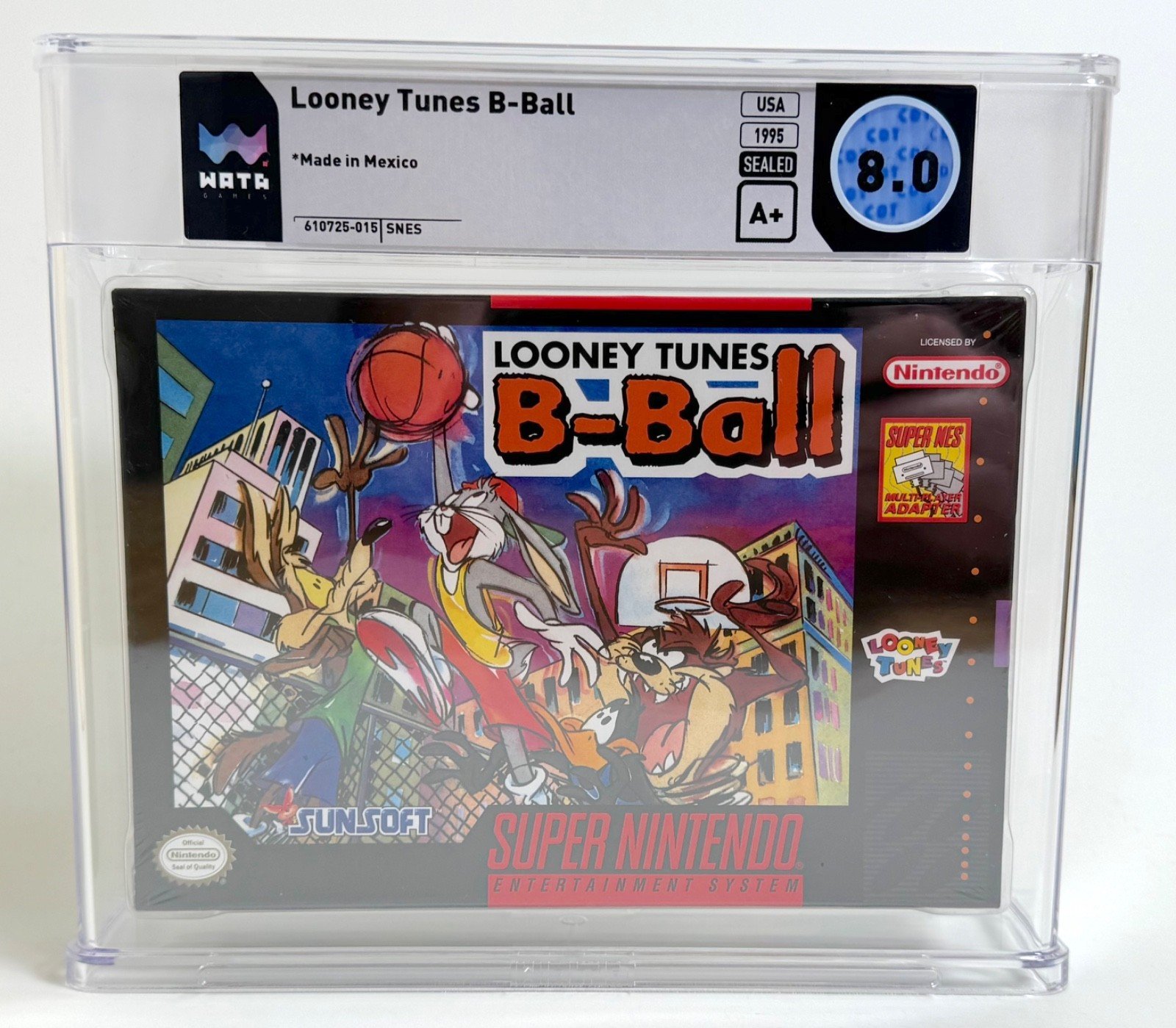 Looney Tunes B-Ball (SNES): PSA Pop Report & Prices