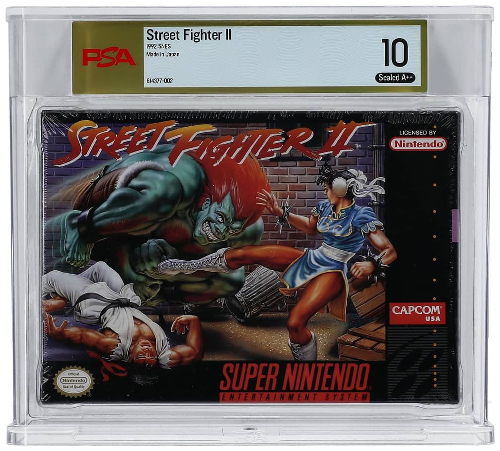 Street Fighter II PSA 10 A++, the copy sold