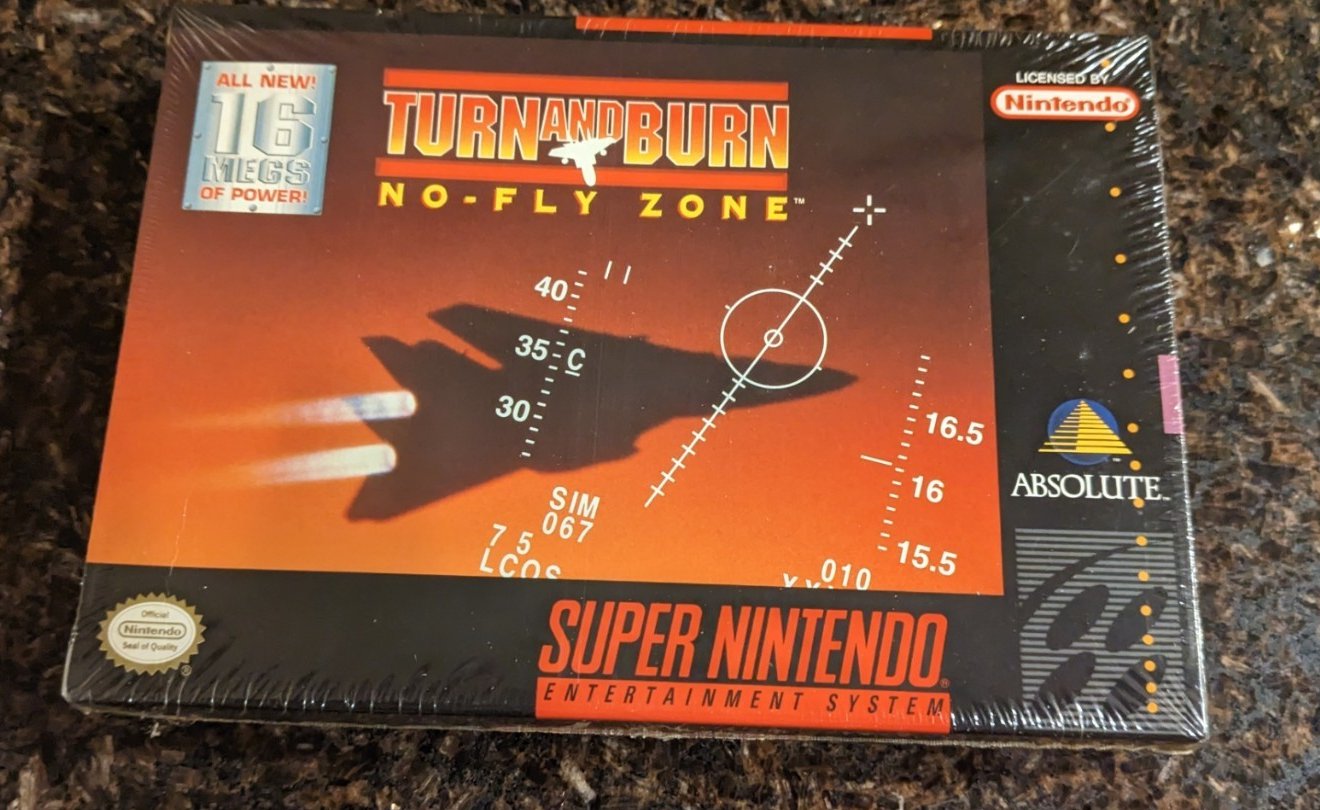 Turn and Burn: No-Fly Zone (SNES) — PSA Pop Report & Prices